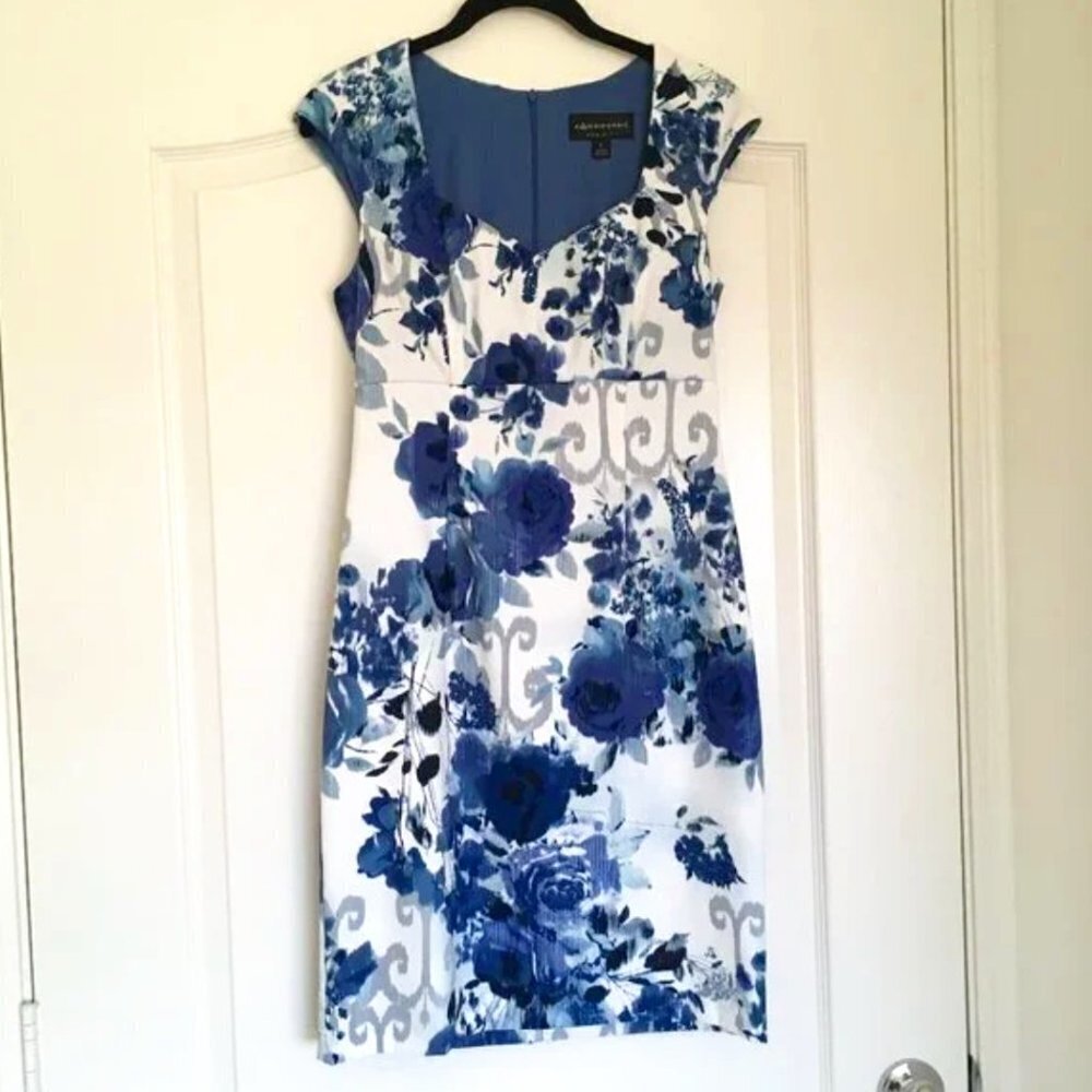 CONNECTED Apparel Floral Sheath Dress Women's Size 6